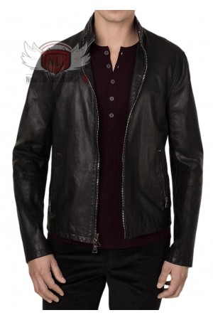 Damon Salvatore The Vampire Diaries Season 5 Leather Jacket